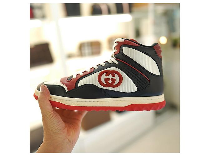 Gucci Herren Sneaker aus Stoff in Schwarz und Weiß - Ansicht 14