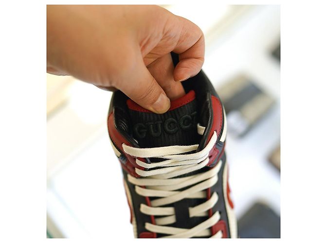 Gucci Herren Sneaker aus Stoff in Schwarz und Weiß - Ansicht 16