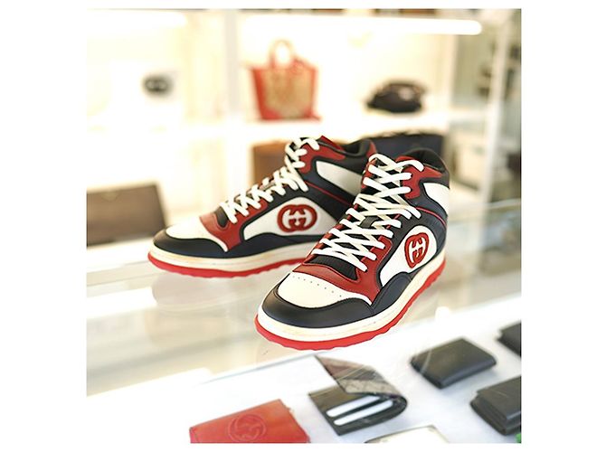 Gucci Herren Sneaker aus Stoff in Schwarz und Weiß - Ansicht 4