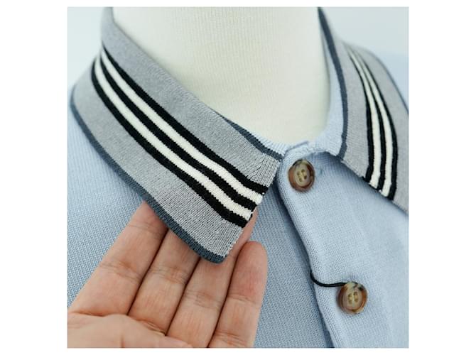 Burberry Camicia da uomo Claxton blu chiaro - vista 10