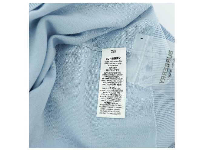 Burberry Camicia da uomo Claxton blu chiaro - vista 12