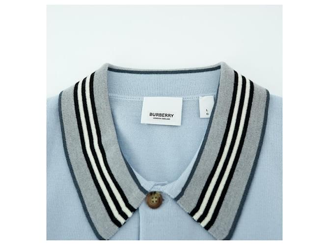 Burberry Camicia da uomo Claxton blu chiaro - vista 14