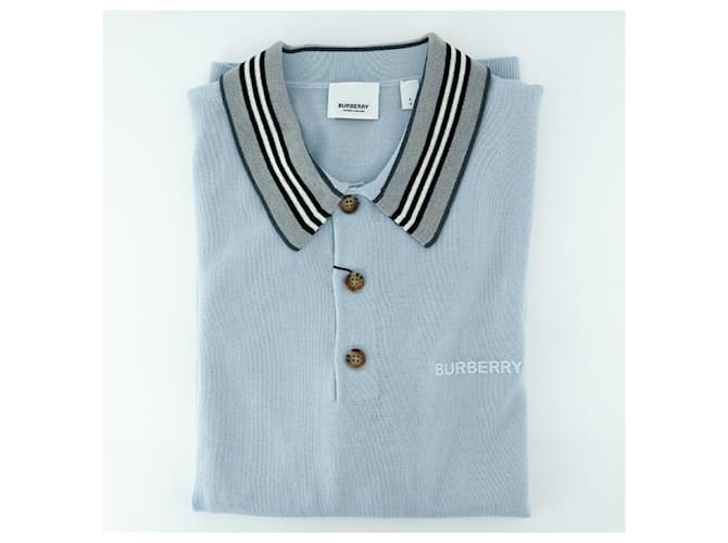 Burberry Camicia da uomo Claxton blu chiaro - vista 15