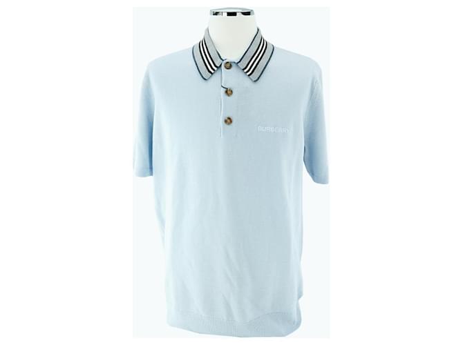 Burberry Camicia da uomo Claxton blu chiaro - vista 3