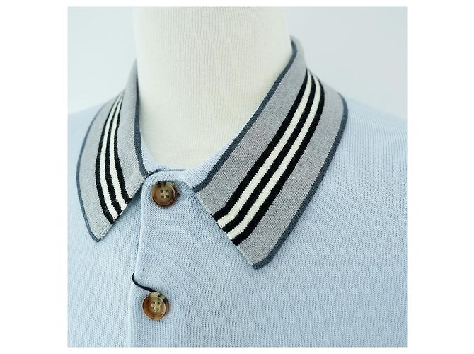 Burberry Camicia da uomo Claxton blu chiaro - vista 7