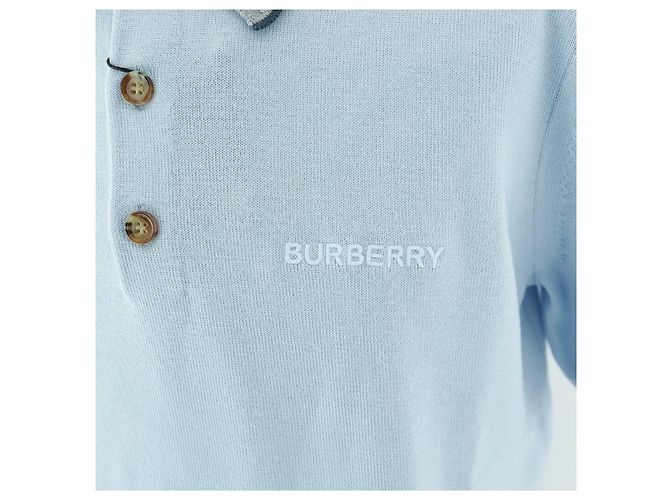 Burberry Camicia da uomo Claxton blu chiaro - vista 8