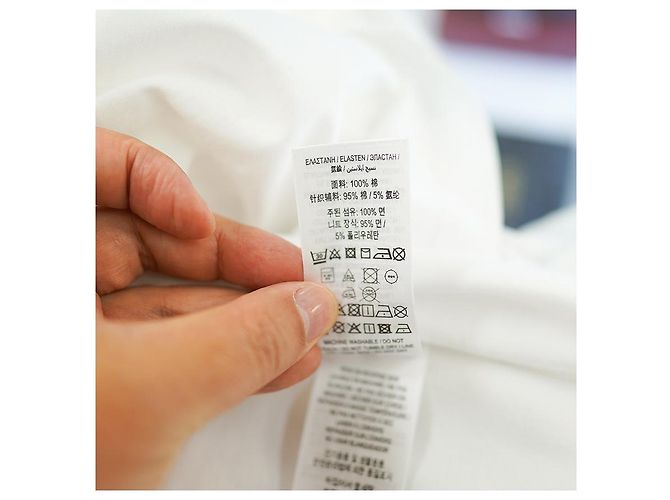 Burberry Herren T-Shirt mit kurzen Ärmeln aus Baumwolle in optischem Weiß mit Druck - Ansicht 16