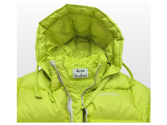 Giacca Parka Down Acne Studios Giallo Neon - vista 5