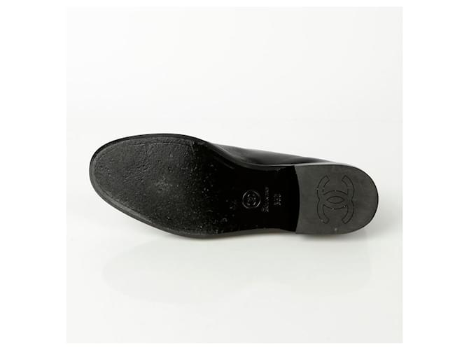 Chanel Mocassini con logo CC Nero - vista 9