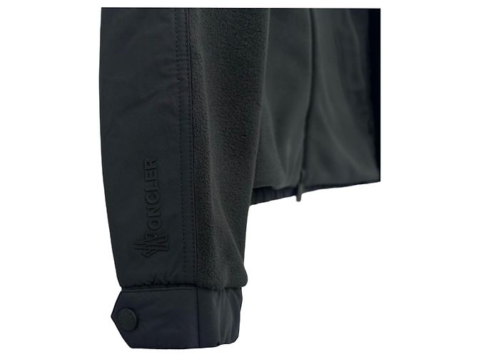 Giacca con cappuccio e zip Maglia Moncler Grenoble Nero - vista 4
