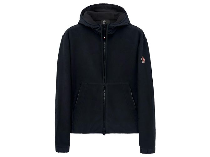 Giacca con cappuccio e zip Maglia Moncler Grenoble Nero - vista 6