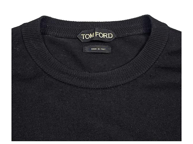 Tom Ford Merinowolle Strick Schwarz - Ansicht 4