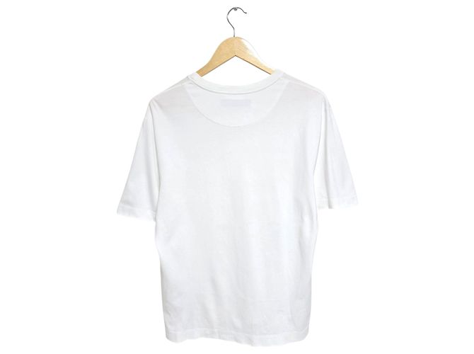 Louis Vuitton Kurzarm-T-Shirt Damier mit Tasche Weiß - Ansicht 2