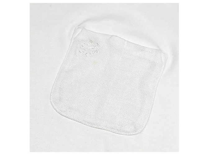 Louis Vuitton Kurzarm-T-Shirt Damier mit Tasche Weiß - Ansicht 3