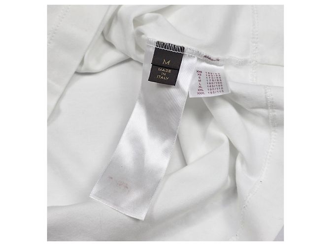 Louis Vuitton Kurzarm-T-Shirt Damier mit Tasche Weiß - Ansicht 5