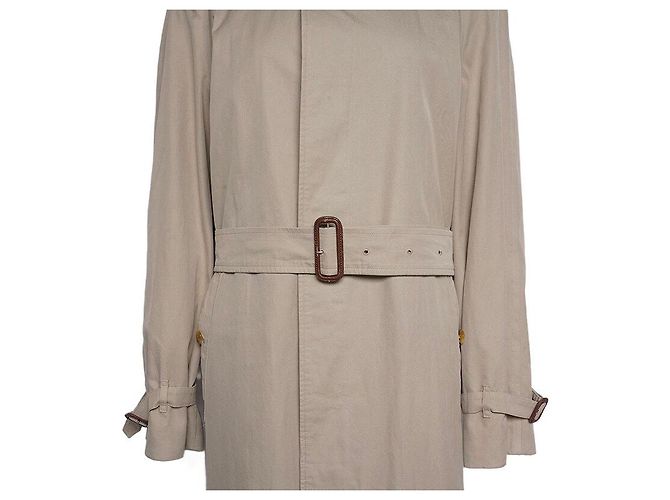 Burberry Cappotto Trench in Cotone per Uomo Kaki Marrone - vista 3