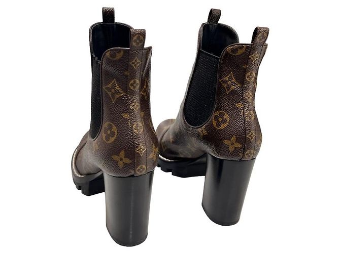 Louis Vuitton Botines Monogram Star Trail Castaño - vista 4