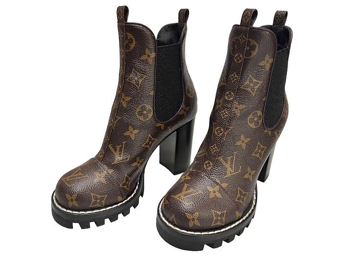 Louis Vuitton Botines Monogram Star Trail Castaño - vista 7