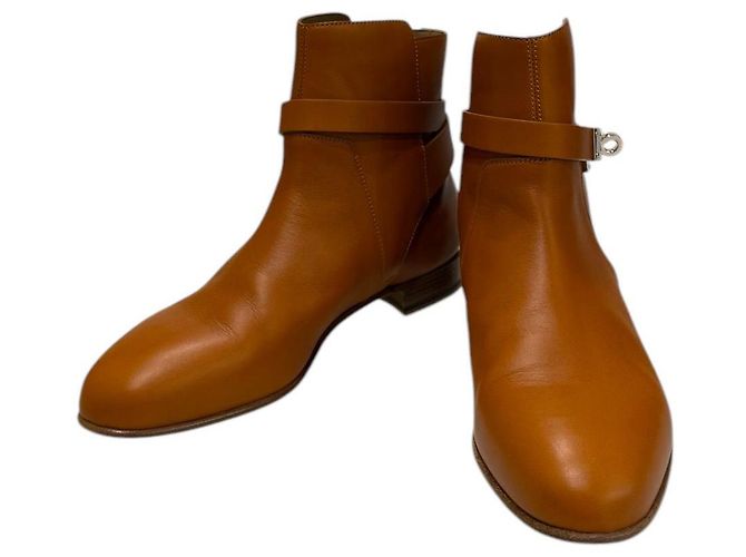 Hermès Botines Kelly Neo Marrón Castaño - vista 2