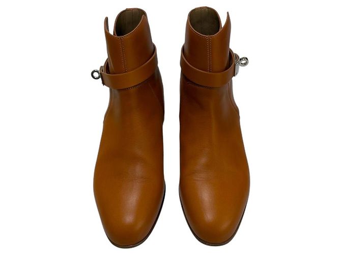 Hermès Botines Kelly Neo Marrón Castaño - vista 4