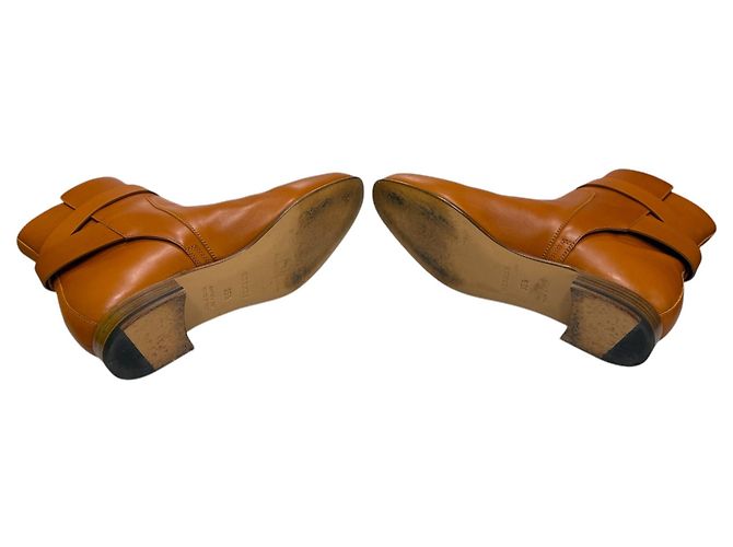 Hermès Botines Kelly Neo Marrón Castaño - vista 6