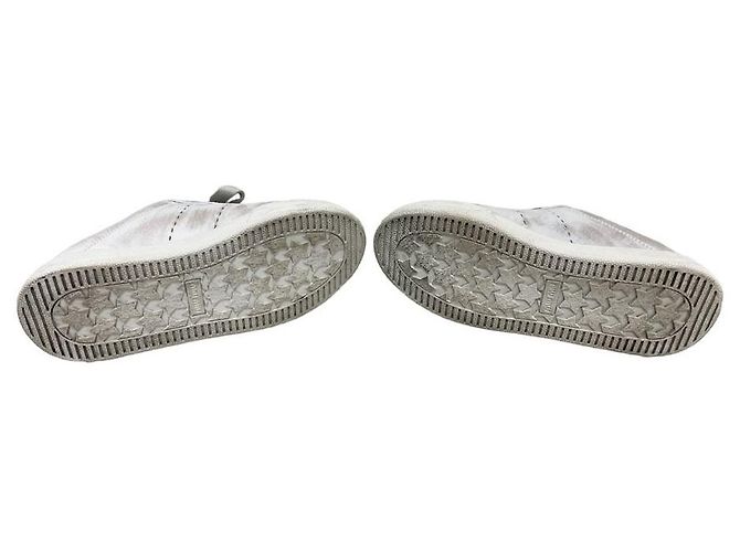 Miu Miu Sneakers in pelle sbiancata per donne bianche Bianco - vista 6