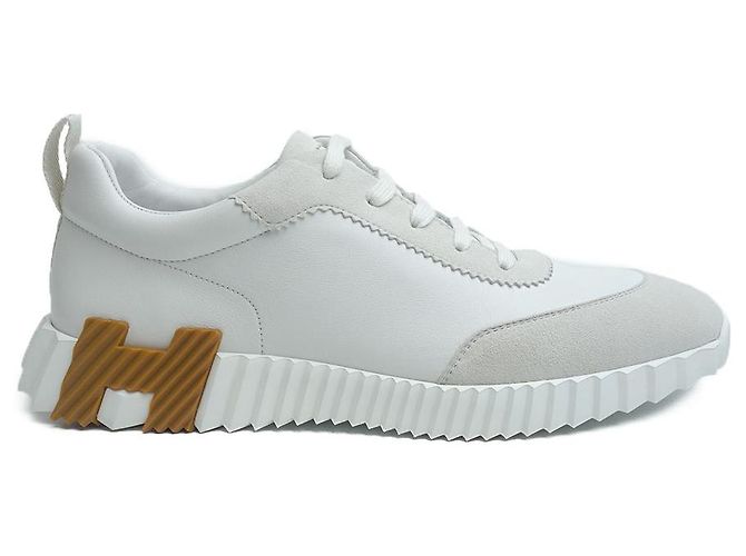 Hermès Baskets Rebonds Blanches Ensemble Complet - vue 4