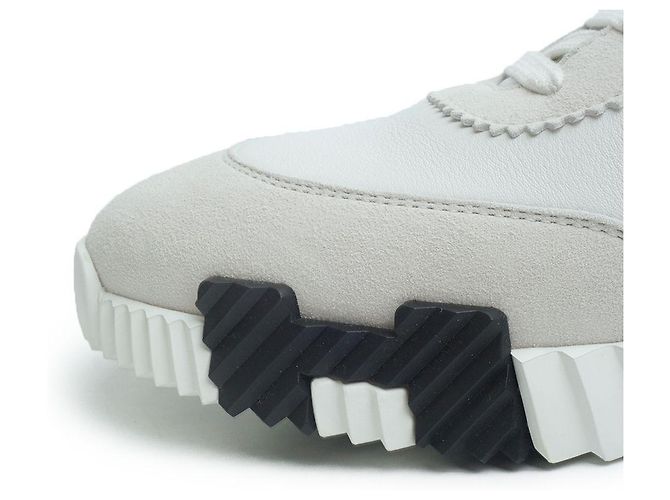Hermès Baskets Rebonds Blanches Ensemble Complet - vue 8