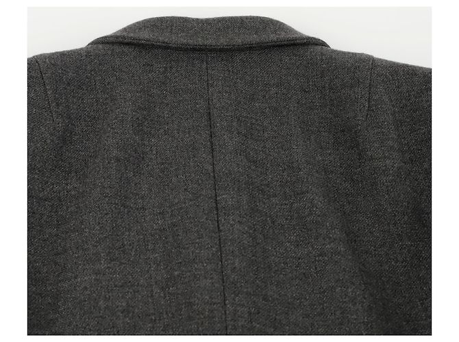 Saint Laurent Mantelgröße Braun - Ansicht 13