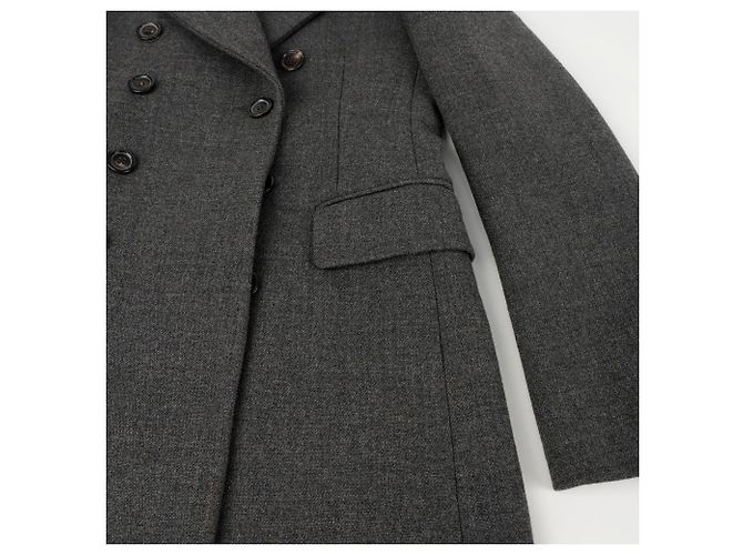 Saint Laurent Mantelgröße Braun - Ansicht 6