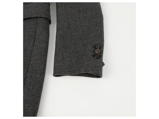 Saint Laurent Mantelgröße Braun - Ansicht 7