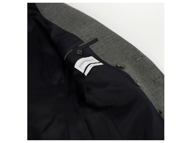 Saint Laurent Mantelgröße Braun - Ansicht 8