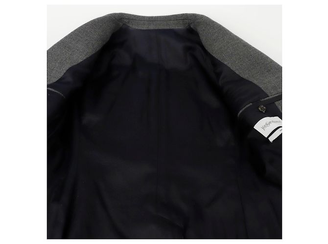 Saint Laurent Mantelgröße Braun - Ansicht 9