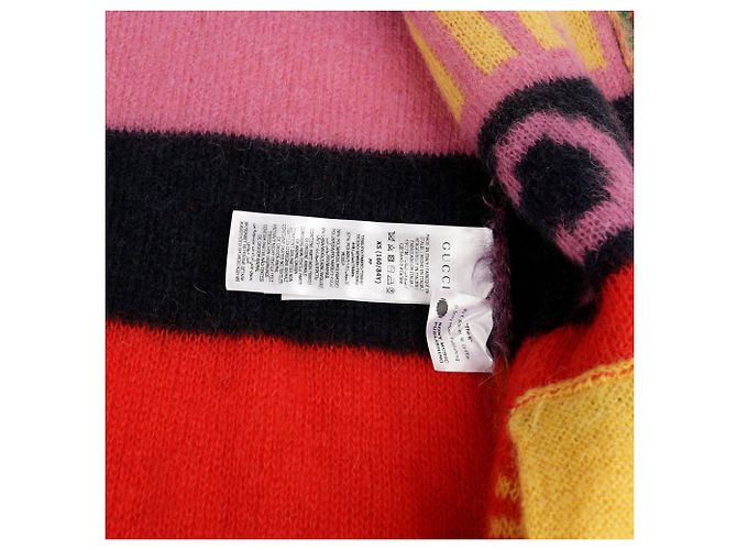 Gucci Bürstiger Cardigan Jubiläum XS Mehrfarben - Ansicht 10