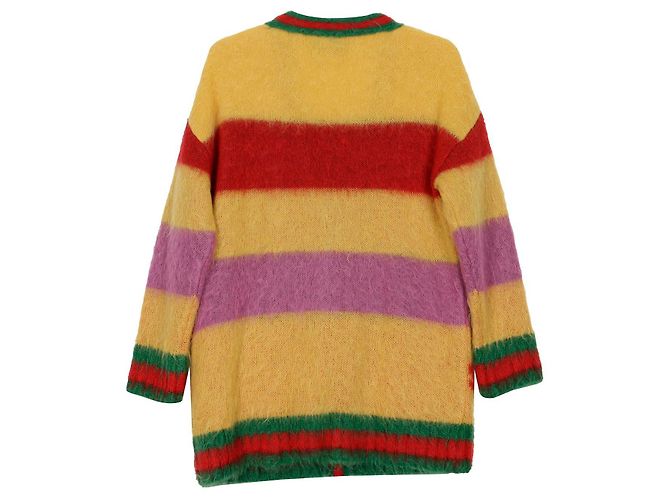 Gucci Bürstiger Cardigan Jubiläum XS Mehrfarben - Ansicht 2