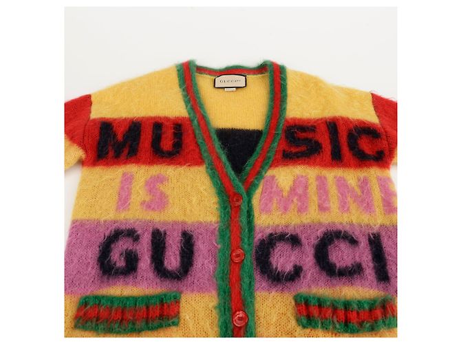 Gucci Bürstiger Cardigan Jubiläum XS Mehrfarben - Ansicht 3