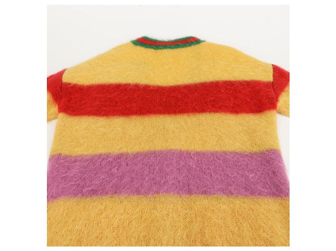 Gucci Bürstiger Cardigan Jubiläum XS Mehrfarben - Ansicht 7