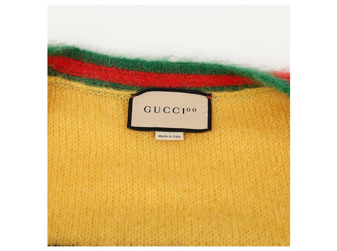 Gucci Bürstiger Cardigan Jubiläum XS Mehrfarben - Ansicht 9