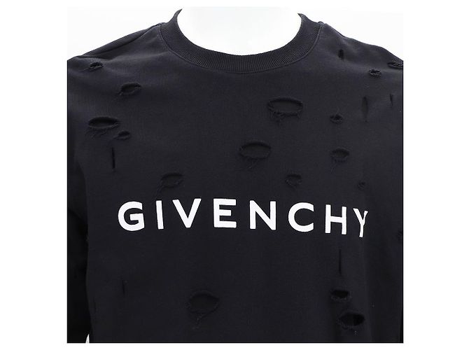 Givenchy Oversized Sweatshirt mit distressed Logo für Männer - vista 2