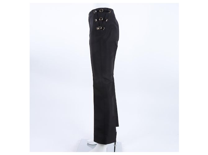 Pantalones de seda Gucci Negro - vista 2