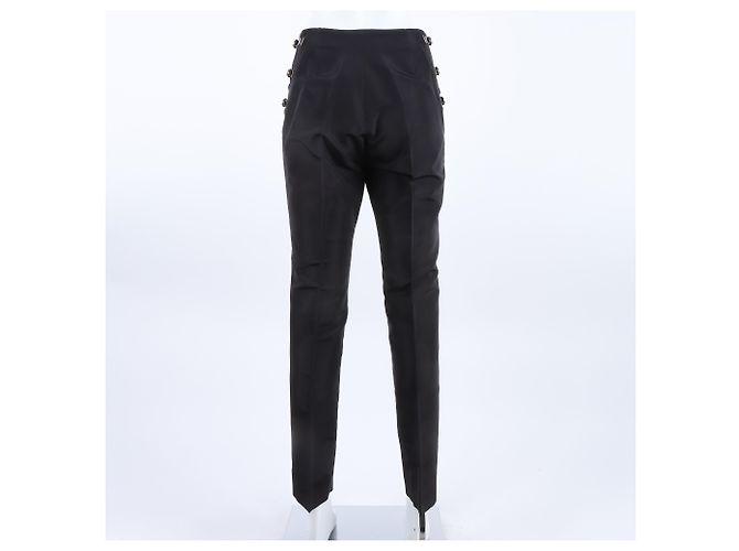 Pantalones de seda Gucci Negro - vista 3