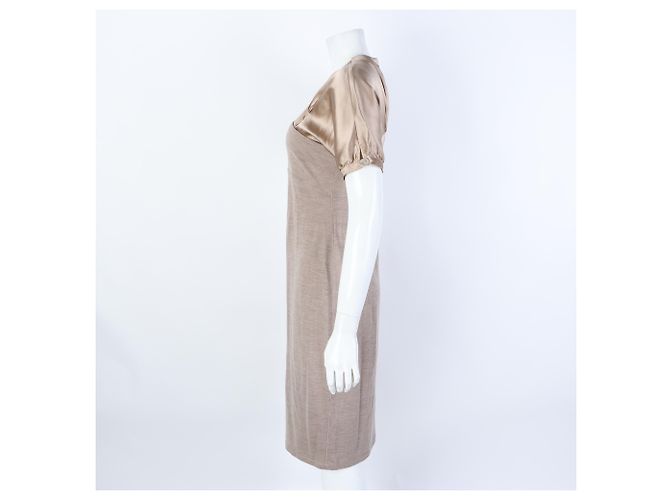 Vestido Brunello Cucinelli Castaño - vista 2