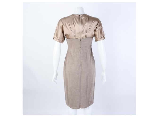 Vestido Brunello Cucinelli Castaño - vista 3