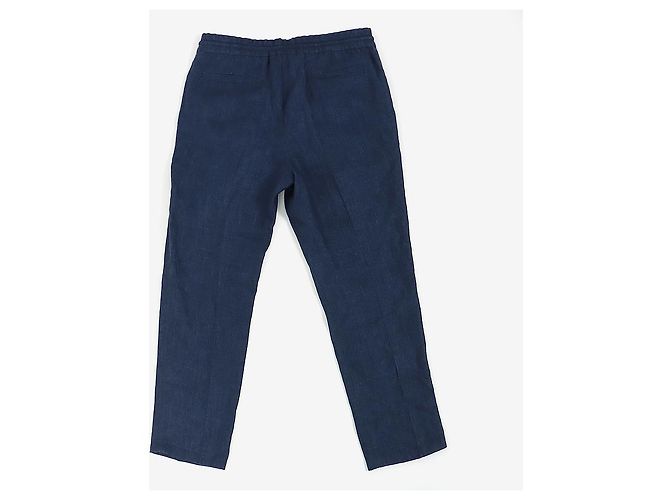 Pantalones de lino con banda Brunello Cucinelli - vista 4