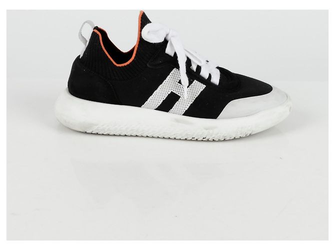 Hermès Baskets Crew Taille Noir - vue 2
