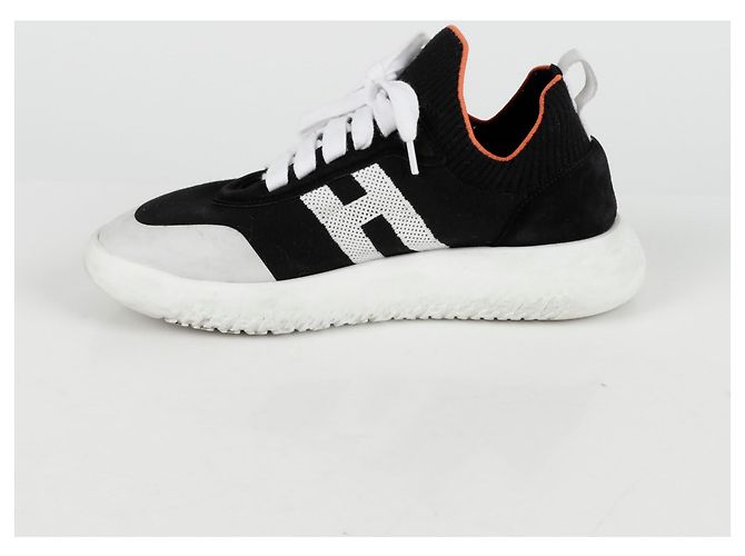 Hermès Baskets Crew Taille Noir - vue 3