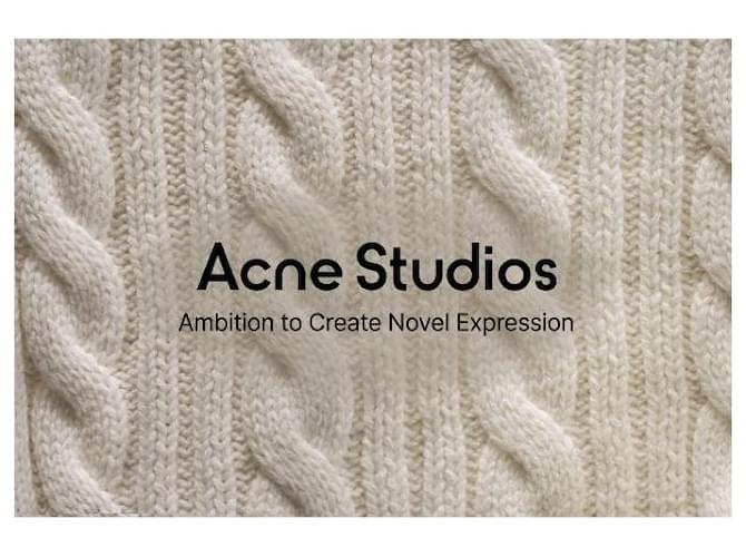 Oversized Sweatshirt mit Face-Logo von Acne Studios Schwarz - Ansicht 5