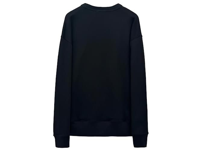 Oversized Sweatshirt mit Face-Logo von Acne Studios Schwarz - Ansicht 7