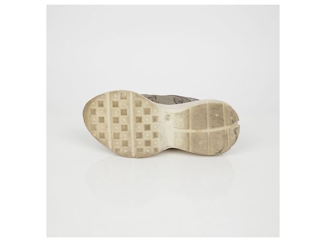 Gucci Messing-Sneaker Braun - Ansicht 12