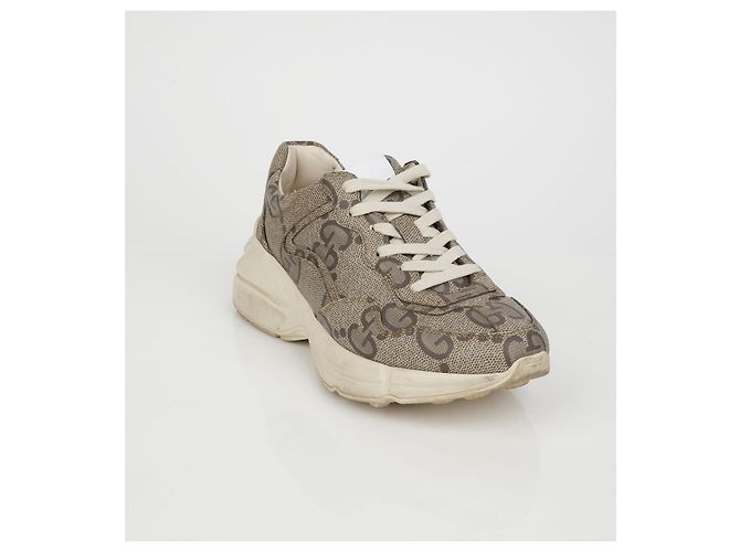 Gucci Messing-Sneaker Braun - Ansicht 2